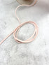 Light Pink Microsuede Knit trim Spaghetti Straps Hollow Tube Tubular Trim 10 Yards  ATN01179